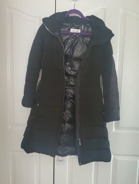 Calvin Klein Black Puffer Coat Outerwear